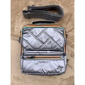 NWOT Lug Wrangler Crossbody Bag Silver